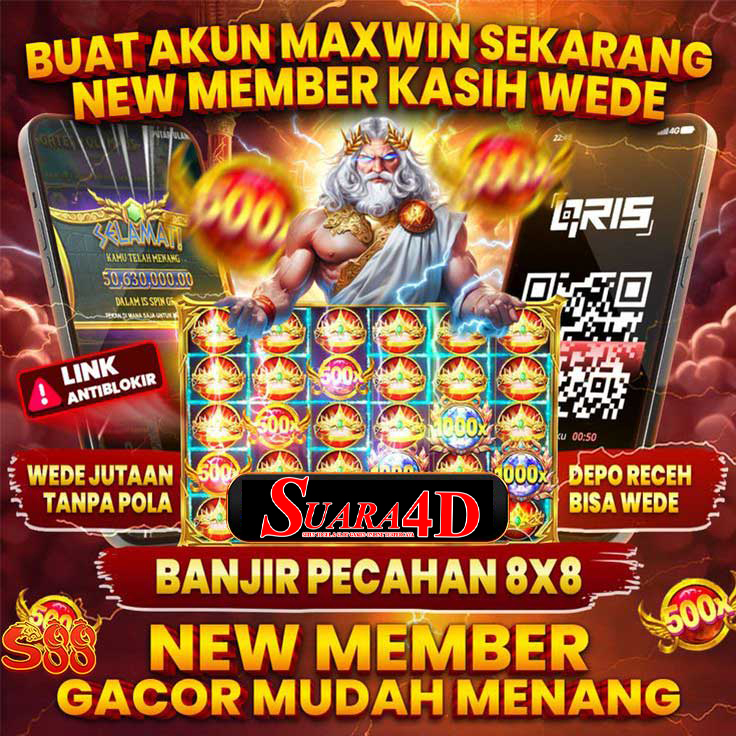 SUARA4D: Market Resmi Situs Slot Gacor 4D Terkemuka Top Eropa 